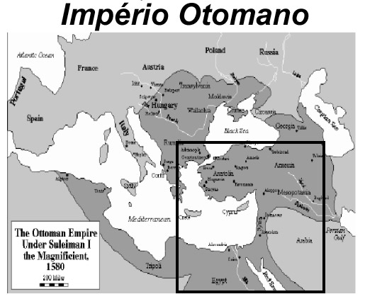 Mapa do imperio otomano